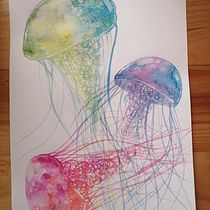 My project in Modern Watercolor Techniques course. Un progetto di Pittura ad acquerello di Annemarie De Beer - 30.05.2020