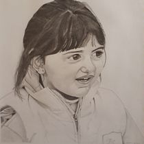 Mi Proyecto del curso: Retrato realista con lápiz de grafito. Desenho a lápis, e Desenho de retrato projeto de Adrián Molinari - 12.07.2020