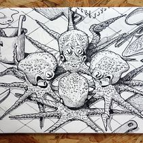 My project in The Art of Sketching: Transform Your Doodles into Art course. Artistic Drawing project by Demetris Kalampokis - 06.03.2020