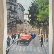 Mi Proyecto del curso: Paisajes urbanos en acuarela . % Federico Muñoz tarafından hazırlanan Müzik projesi - 05.31.2020