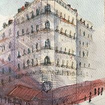 Mi Proyecto del curso: Dibujo arquitectónico con acuarela y tinta. Sketching, Drawing, Watercolor Painting, Architectural Illustration, Sketchbook & Ink Illustration project by Sofía Vélez Castaño - 05.31.2020