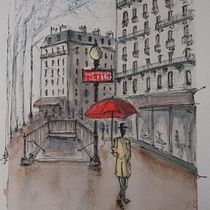 Mi Proyecto del curso: Dibujo arquitectónico con acuarela y tinta. Arte urbana, Pintura em aquarela, e Sketchbook projeto de mr. tandem - 16.12.2020