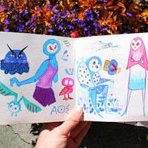 Final Sketchbook, Unlock Your Creativity Project. Traditional illustration project by baviguier - 05.31.2020