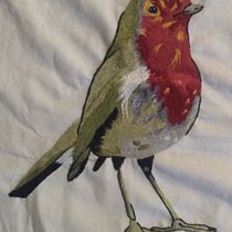 Mi Proyecto del curso: Pintar con hilo: técnicas de ilustración textil. Bordado projeto de Gisele Filzmoser - 01.06.2020