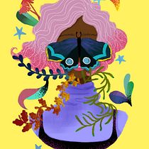 Ilustração flat com Photoshop | Projeto @NatFazArt. Digital Illustration project by Natália Goncalves - 06.01.2020