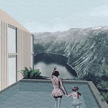 My project in Architectural Visualization Using Digital Collage course. Un projet de Illustration architecturale, Architecture , et Collage de Monika Merk - 21.09.2020