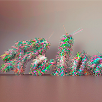 Mi Proyecto del curso: Creación de pelo 3D con XGen de Maya . Un progetto di 3D, Calligrafia, Progettazione 3D, Graphic design e Tipografia di r3d_shert - 02.06.2020