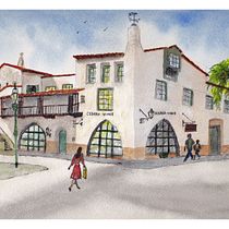 Cebaba Wine Shop, Santa Barbara, California. 2D Animation project by jackie.francis - 06.01.2020
