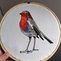 Mi Proyecto del curso: Pintar con hilo: técnicas de ilustración textil. Embroider project by Jessi Santiago - 06.24.2020
