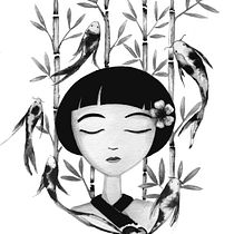 Introducción a la ilustración con tinta china. Ilustração tradicional projeto de Iana perez nollet - 03.06.2020