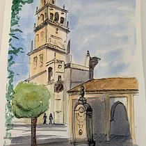 My project in Architectural Sketching with Watercolor and Ink course. Architectural Illustration project by sueveck - 06.03.2020