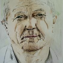 Mi Proyecto del curso:  Retrato realista con lápices de colores. Painting project by lucio.neumann - 06.02.2020