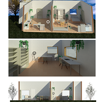 Casa habitación San Antonio de las Minas: Iniciación al diseño de interiores. Een project van Architectuur, Interactief ontwerp, Interieurontwerp y  Interieur van Ana Armenta - 03.06.2020