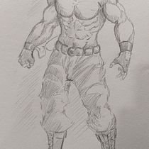 Mi Proyecto del curso: Ilustración para cómics: anatomía de un superhéroe. Comic, Desenho a lápis, e Desenho anatômico projeto de Luis Peña - 03.06.2020