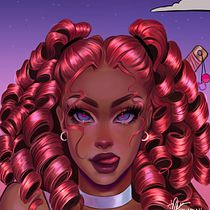 My project in Digital Fantasy Portraits with Photoshop course. Digital Drawing, Digital Illustration, Digital Painting, and Traditional illustration project by Aaliyah Joao - 05.28.2020