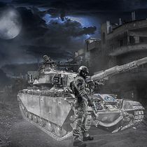 Mi Proyecto del curso: Secretos del fotomontaje y el retoque creativo .. Guerra. Game Design project by Yorwin Pereira - 06.03.2020