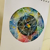 My project in Modern Watercolor Techniques course. Un progetto di Pittura ad acquerello di orangina - 03.06.2020