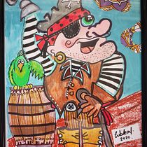 Piratas . Acr, and lic Painting project by erikaufmann - 06.03.2020