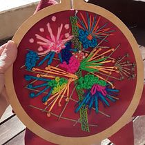 Vida con hilos y lanas. Mi Proyecto del curso: Bordado y personalización de accesorios . Embroider project by patomarula - 06.03.2020