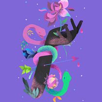 Mi Proyecto del curso: Ilustración flat con Photoshop. Traditional illustration, Botanical Illustration, and Digital Illustration project by Hugo Buenrostro - 06.03.2020