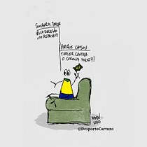 Meu projeto do curso: Humor gráfico para principiantes (Desportistas #002).  project by Rafael Duarte Oliveira Venancio - 04.30.2020