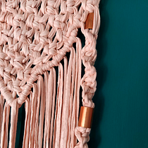 Mi Proyecto del curso: Macramé: nudos básicos y complejos . Een project van Textiel van Nath Salazar - 04.06.2020