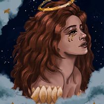 CELESTIAL ANGEL (Digital Fantasy Portraits with Photoshop). Traditional illustration project by Mônica Thais da Silva - 06.17.2020