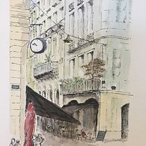My project in Architectural Sketching with Watercolor and Ink course. Architectural Illustration project by liliana_cowlam - 06.04.2020