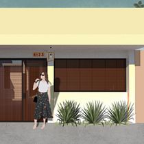 Propuesta de remodelación de fachada Guatemala . 3D Modeling project by Julia Quintanilla - 06.05.2020