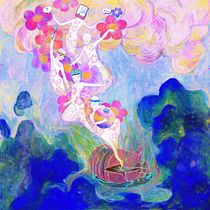 Bloom Again! : My project in Composition and Color for Creative Illustration course. Een project van Traditionele illustratie van Jill Tran - 08.06.2020