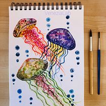 Mi Proyecto del curso: Técnicas modernas de acuarela. Un progetto di Creatività, Illustrazione tradizionale, Pittura e Pittura ad acquerello di Venezia Re - 21.04.2020