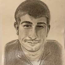 Mi Proyecto del curso: Retrato realista con lápiz de grafito. Desenho a lápis, Desenho anatômico, e Desenho de retrato projeto de marinamoca94 - 06.06.2020