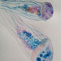 My project in Modern Watercolor Techniques course. Un progetto di Pittura ad acquerello di Eliza Rybska - 07.06.2020
