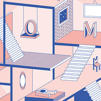 Amor isométrico. Un projet de Design  et Illustration traditionnelle de Gisele Murias - 07.06.2020