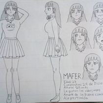 Mafer la chica gamer . Drawing, and Pencil Drawing project by isaacromero - 06.07.2020