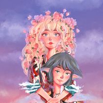 Mi Proyecto del curso: Retratos digitales de fantasía con Photoshop. Digital Illustration project by Ashley Kevelier - 06.07.2020