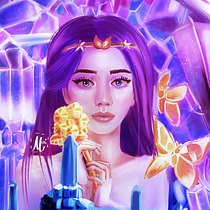 My project in Digital Fantasy Portraits with Photoshop course. Digital Illustration project by Daniela Piderit - 06.15.2020