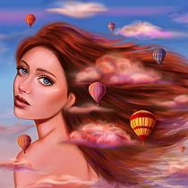 My project in Digital Fantasy Portraits with Photoshop course. Digital Painting project by sovolia14 - 06.07.2020