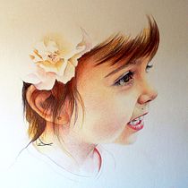 Mi Proyecto del curso:  Retrato realista con lápices de colores. Un proyecto de Dibujo de Susana López Martín - 07.06.2020