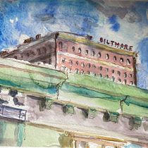 My project in Architectural Sketching with Watercolor and Ink course. Watercolor Painting project by bungalow150 - 06.07.2020