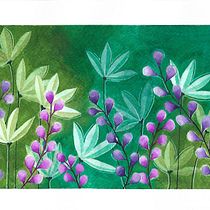 Mi Proyecto del curso: Técnicas de acuarela en negativo para ilustración botánica Ein Projekt aus dem Bereich Botanische Illustration von Jenifer Rodriguez - 07.06.2020