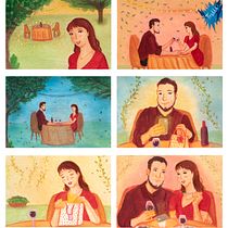 Mi Proyecto del curso: Introducción a la psicología del color: la narrativa cromática. Traditional illustration project by Anahí Guajardo - 06.07.2020