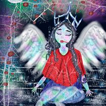 Meu projeto do curso: Retrato digital no Photoshop com um toque de fantasia. Traditional illustration, Drawing, Digital Illustration, Portrait Drawing, Digital Drawing, and Digital Painting project by Marina Ratini - 02.28.2022