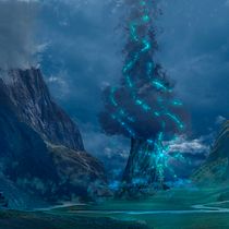 Meu projeto do curso: Matte Painting: criando mundo fotorrealistas. 3D project by Frederic Leyenberger - 06.08.2020