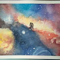 My project: horsehead nebula. Un progetto di Illustrazione tradizionale di Annalisa Dione - 08.06.2020