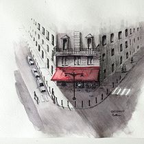 My project in Architectural Sketching with Watercolor and Ink course. Artistic Drawing project by svencsulzer - 06.08.2020
