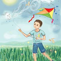 My project in Illustration and Character Design for Children’s Stories course. Digital Illustration, and Traditional illustration project by Darina Yaneva - 06.10.2020