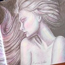 Mi Proyecto del curso: Retrato creativo en claroscuro con lápiz. Un projet de Esquisse  de MONICA JALDO CORBALAN - 26.11.2020