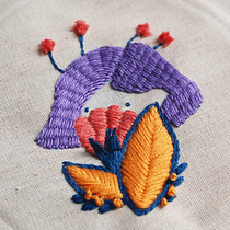 Mi Proyecto del curso: Introducción al bordado en relieve. Projekt z dziedziny  Haft, Trad, c i jna ilustracja użytkownika Pilar Hernández - 19.06.2020