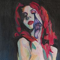 Mi Proyecto del curso: Retrato creativo en claroscuro con lápiz. Un projet de Beaux Arts de Maria Pérez - 09.06.2020